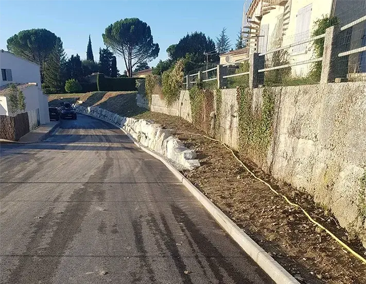 Travaux publics près de Orange